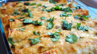 White Chicken Enchiladas