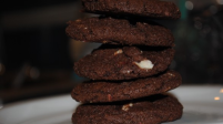 Chocolate Peppermint Bark Cookies