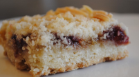 Peach Melba Shortbread Bars