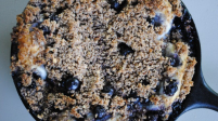 Easy Skillet Blueberry Cake