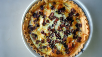 Summer Squash, Bacon and Mozzarella Quiche