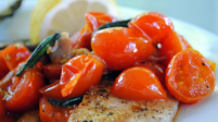 Pan-Fried Tilapia with Tomato Basil Saute