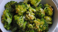Roasted Broccoli with Garlic and Parmesan